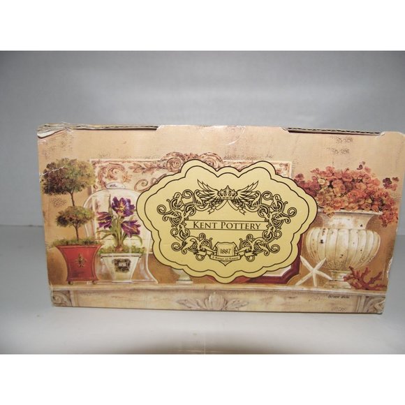 Kent Pottery Porcelain Coffee/Teacup w/Lid/Coaster Designed by Karen White - Picture 2 of 2